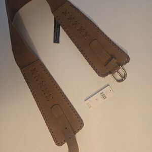 NWT Anthropologie Brown Leather Womens Belt